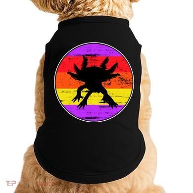 Retro Axolotl Doggie Tank