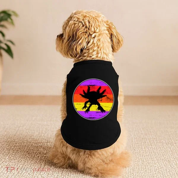 Retro Axolotl Doggie Tank