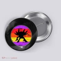 Retro Axolotl Button thumb 0