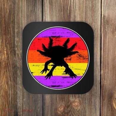 Retro Axolotl Coaster