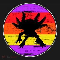 Retro Axolotl Mousepad thumb 1