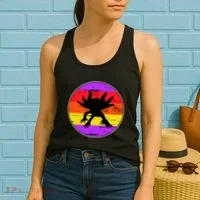 Retro Axolotl Women's Tank Top thumb 2