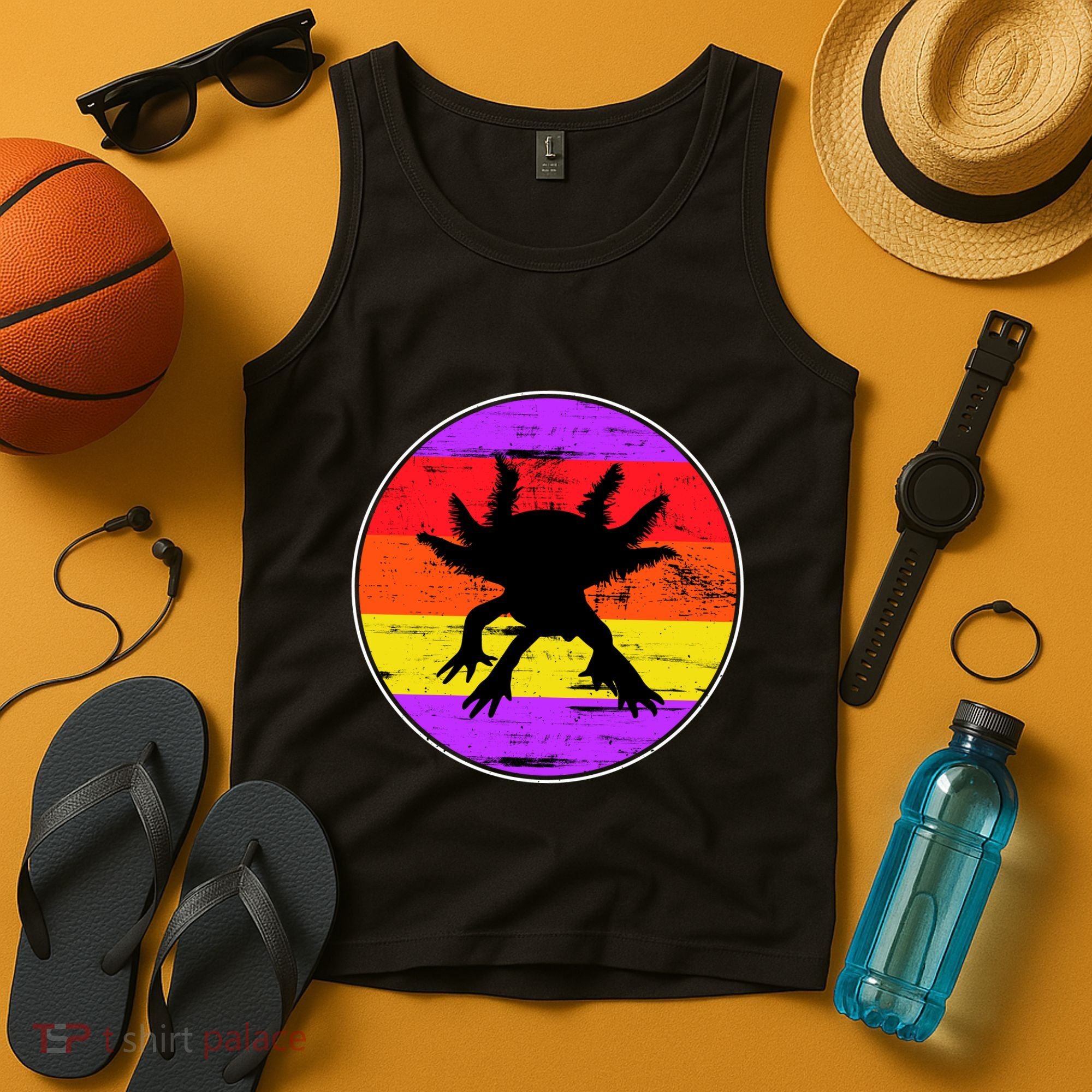 Retro Axolotl Tank Top