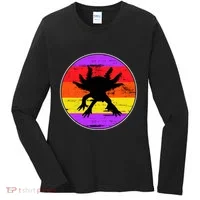 Retro Axolotl Women's Long Sleeve Shirt thumb 0