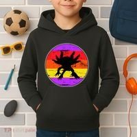 Retro Axolotl Kids Hoodie thumb 2