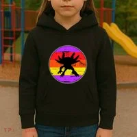 Retro Axolotl Kids Hoodie thumb 3