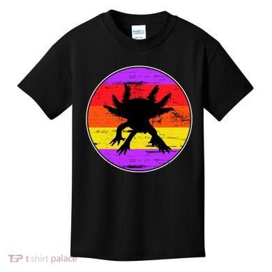 Retro Axolotl Kids T-Shirt