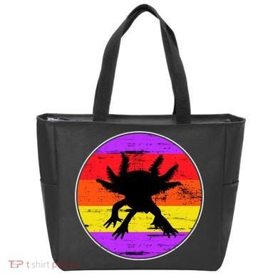 Retro Axolotl Tote Bag