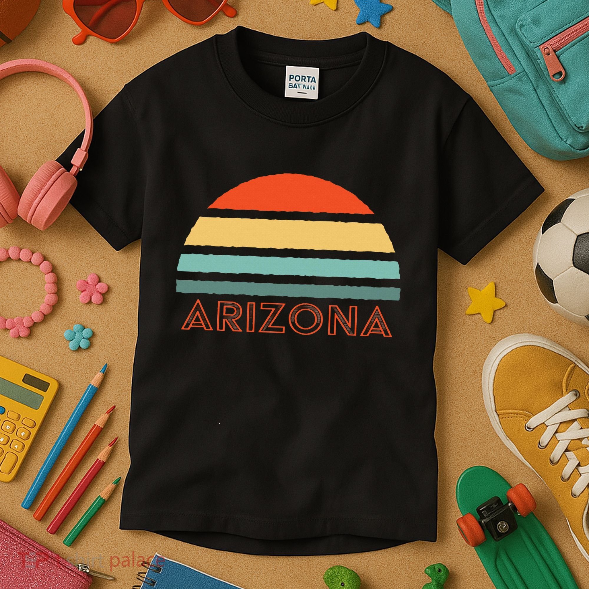 Retro Arizona Kids T-Shirt