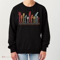 Rock And Roll Gift Retro Style Gift Women's Sweatshirt thumb 0