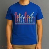 Rock And Roll Gift Retro Style Gift T-Shirt thumb 3