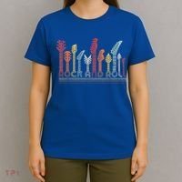 Rock And Roll Gift Retro Style Gift T-Shirt thumb 4