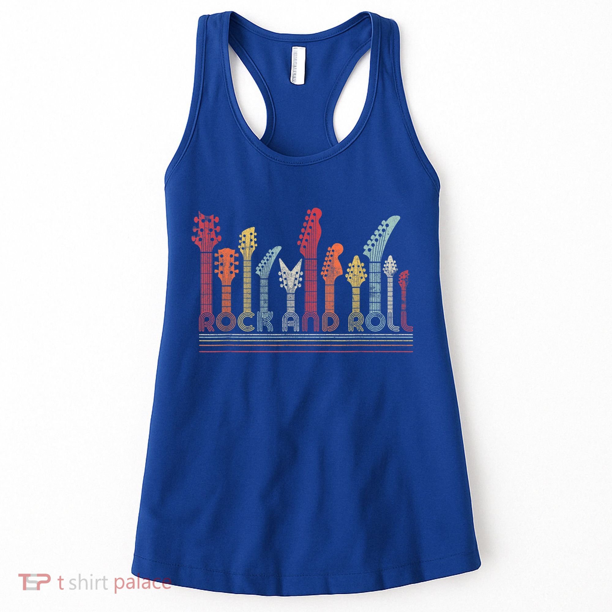 Rock And Roll Gift Retro Style Gift Women's Tank Top
