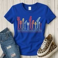 Rock And Roll Gift Retro Style Gift Women's T-Shirt thumb 3