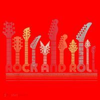 Rock And Roll Gift Retro Style Gift Santa Hat thumb 1