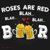 Roses Are Red Blah Beer Funny Valentines Day Ing Meaningful Gift Women's Hoodie thumb 2