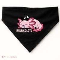 Relaxolotl Axolotls USA-Made Doggie Bandana thumb 0