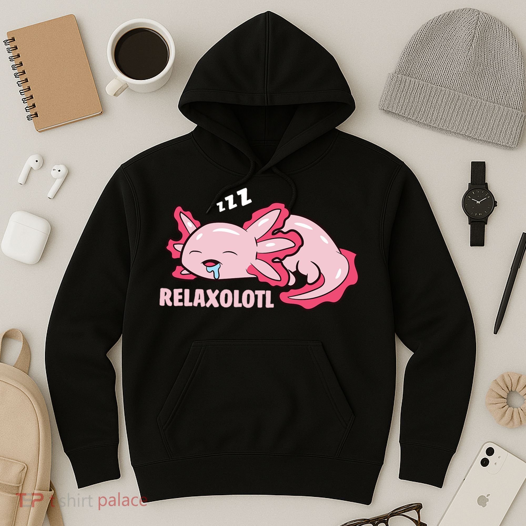 Relaxolotl Axolotls Hoodie