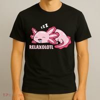 Relaxolotl Axolotls T-Shirt thumb 3