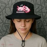 Relaxolotl Axolotls Bucket Hat thumb 3