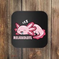 Relaxolotl Axolotls Coaster thumb 0