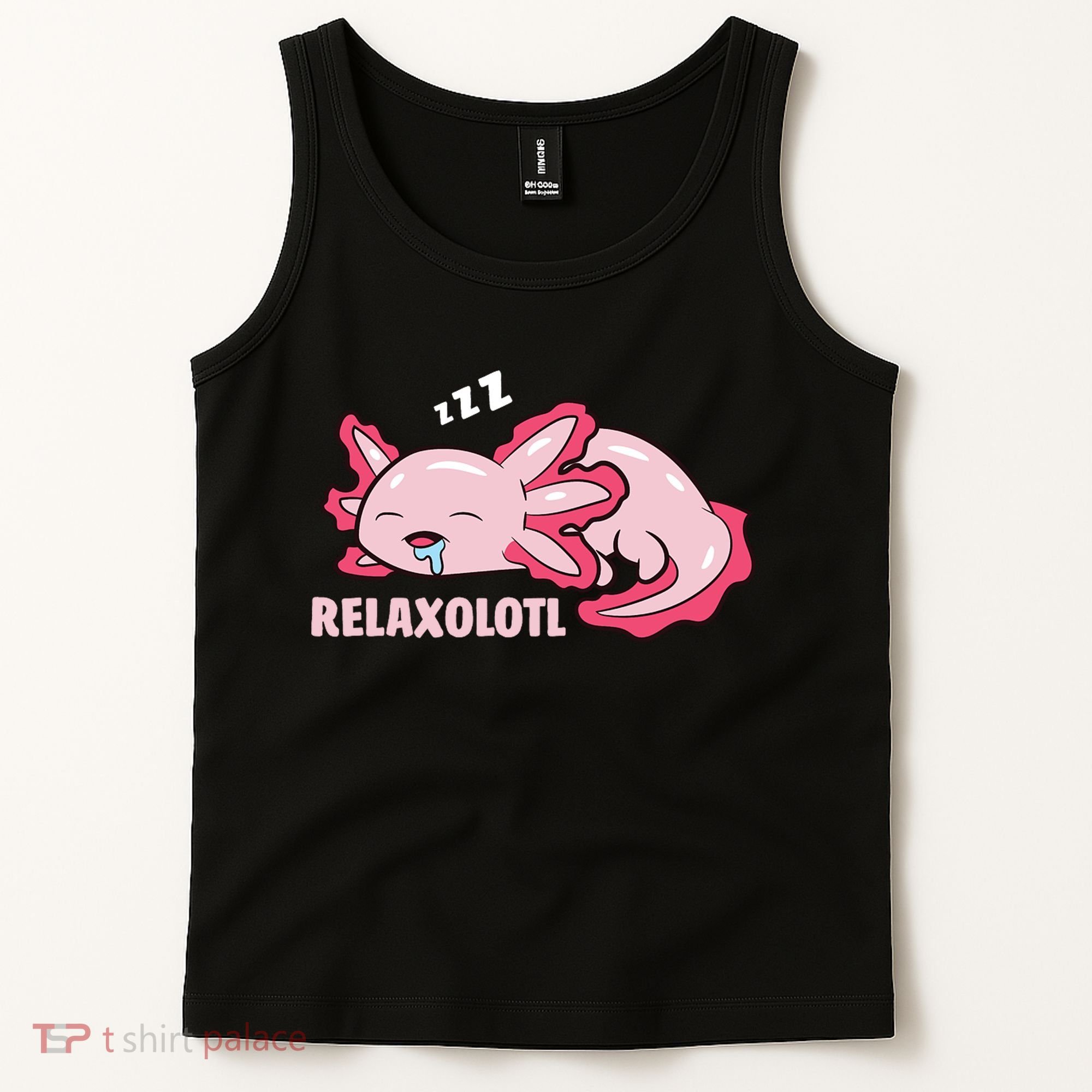 Relaxolotl Axolotls Tank Top