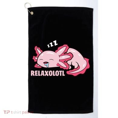 Relaxolotl Axolotls Golf Towel