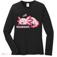 Relaxolotl Axolotls Women's Long Sleeve Shirt thumb 0
