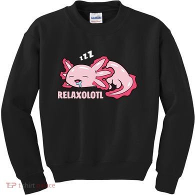 Relaxolotl Axolotls Kids Sweatshirt