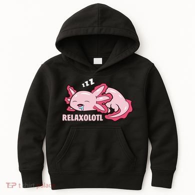 Relaxolotl Axolotls Kids Hoodie