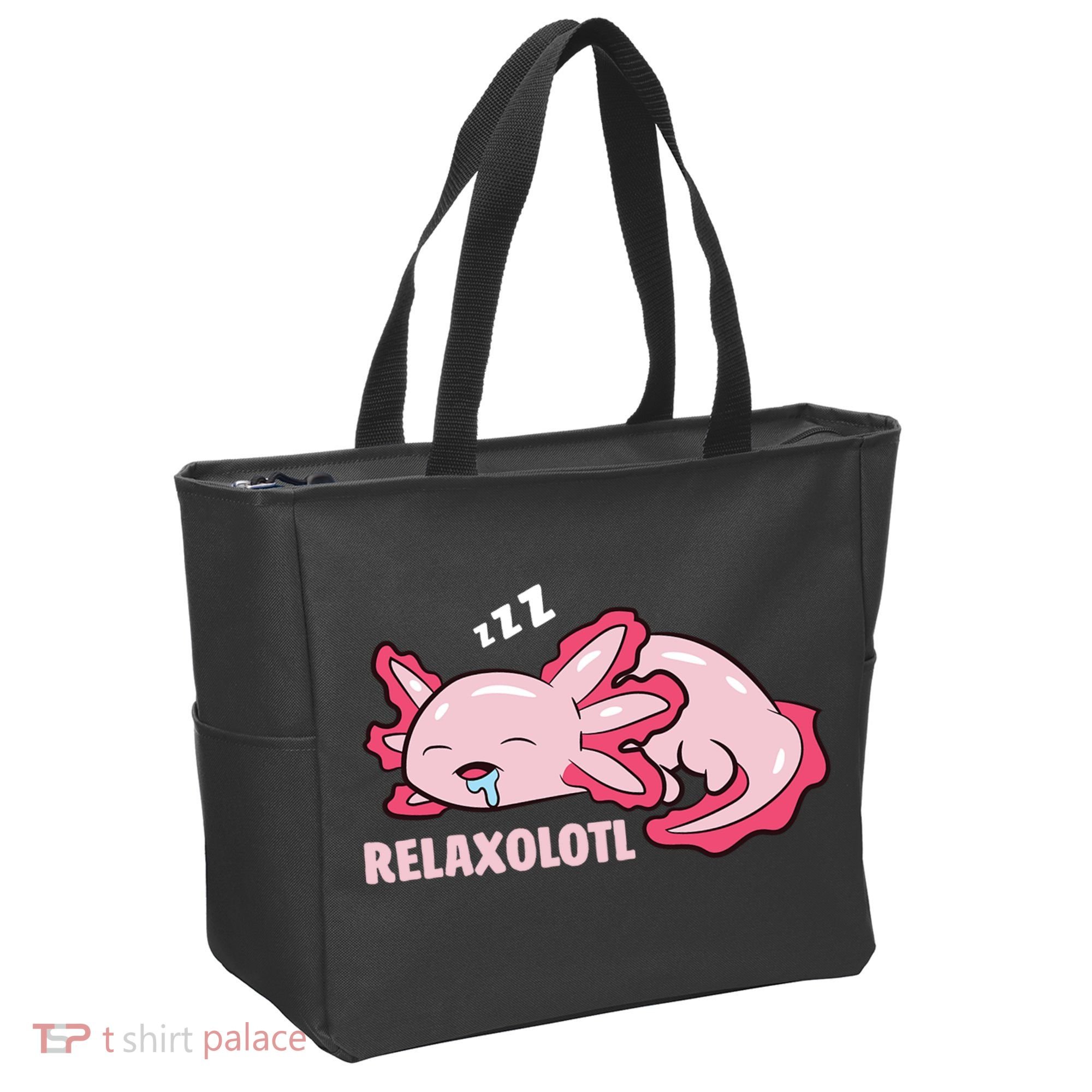 Relaxolotl Axolotls Tote Bag