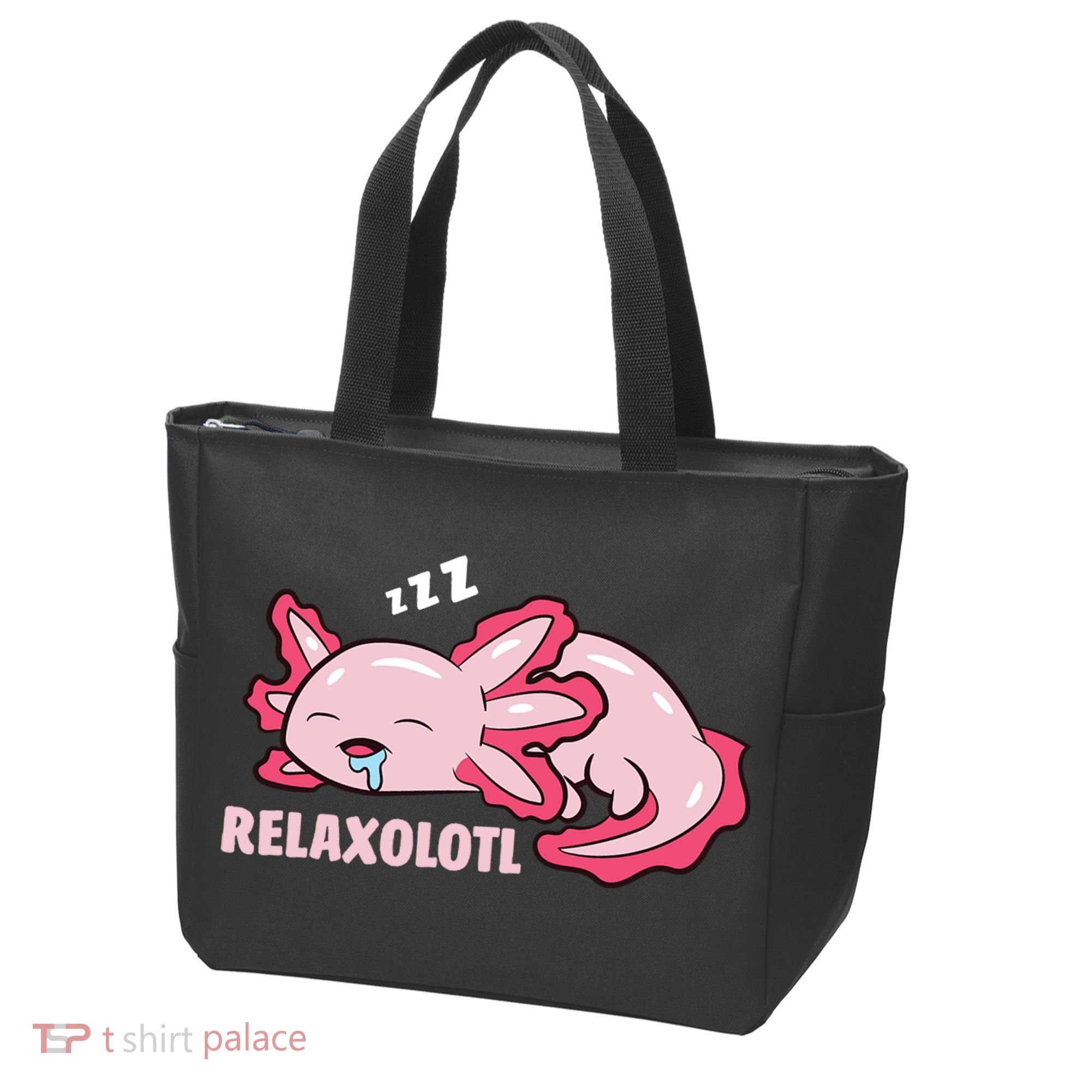 Relaxolotl Axolotls Tote Bag