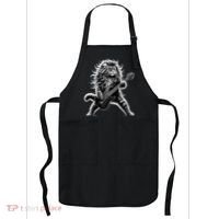 Rock And Roll Cat Playing Guitar Apron thumb 0
