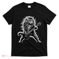 Rock And Roll Cat Playing Guitar T-Shirt thumb 0