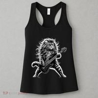 Rock And Roll Cat Playing Guitar Women's Tank Top thumb 3