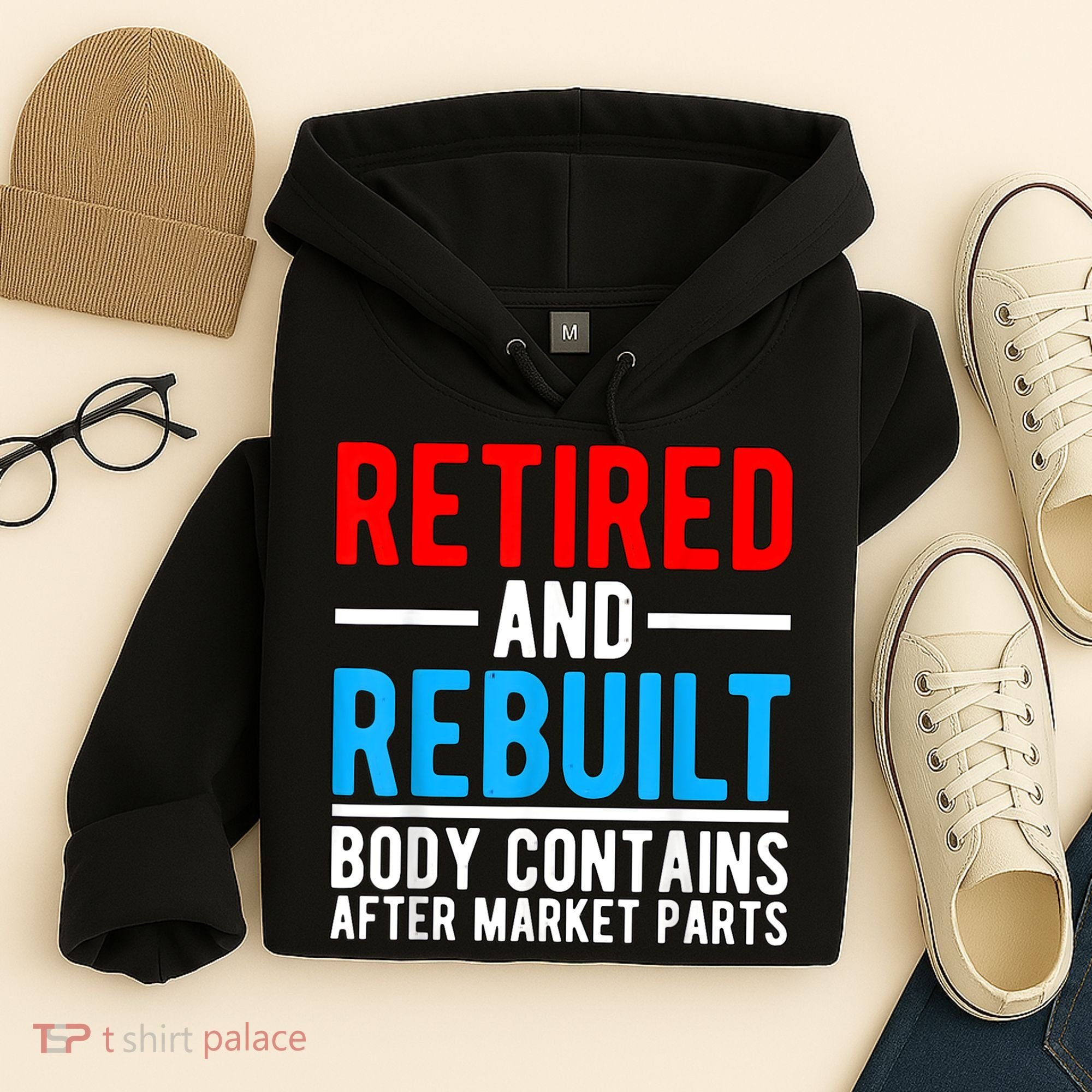 Retired and Rebuilt Hip Knee Replacement Parts Hoodie