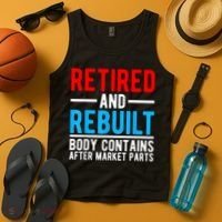 Retired and Rebuilt Hip Knee Replacement Parts Tank Top thumb 4