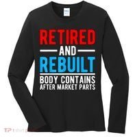 Retired and Rebuilt Hip Knee Replacement Parts Women's Long Sleeve Shirt thumb 0