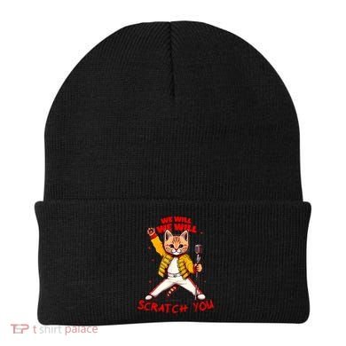Rock And Roll Cat Classic Rock & Roll Design Beanie