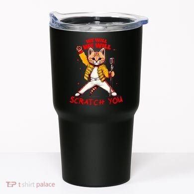 Rock And Roll Cat Classic Rock & Roll Design Tumbler
