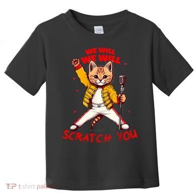 Rock And Roll Cat Classic Rock & Roll Design Toddler T-Shirt