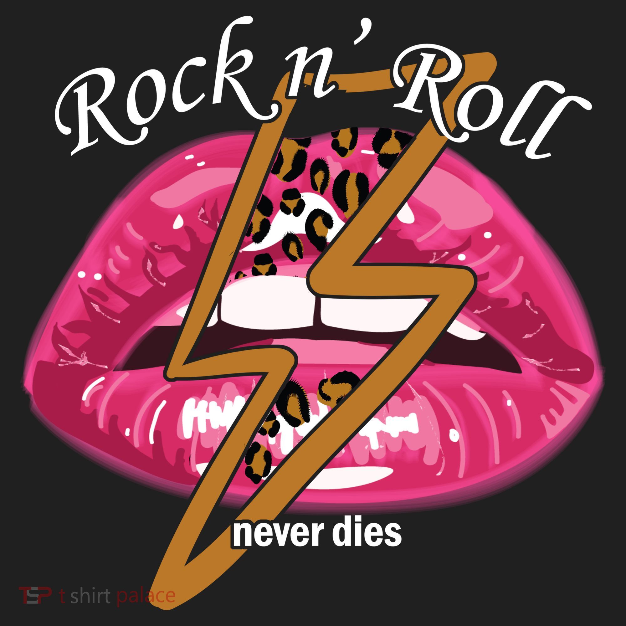 Rock And Roll Never Dies Lips Women's Sweatshirt