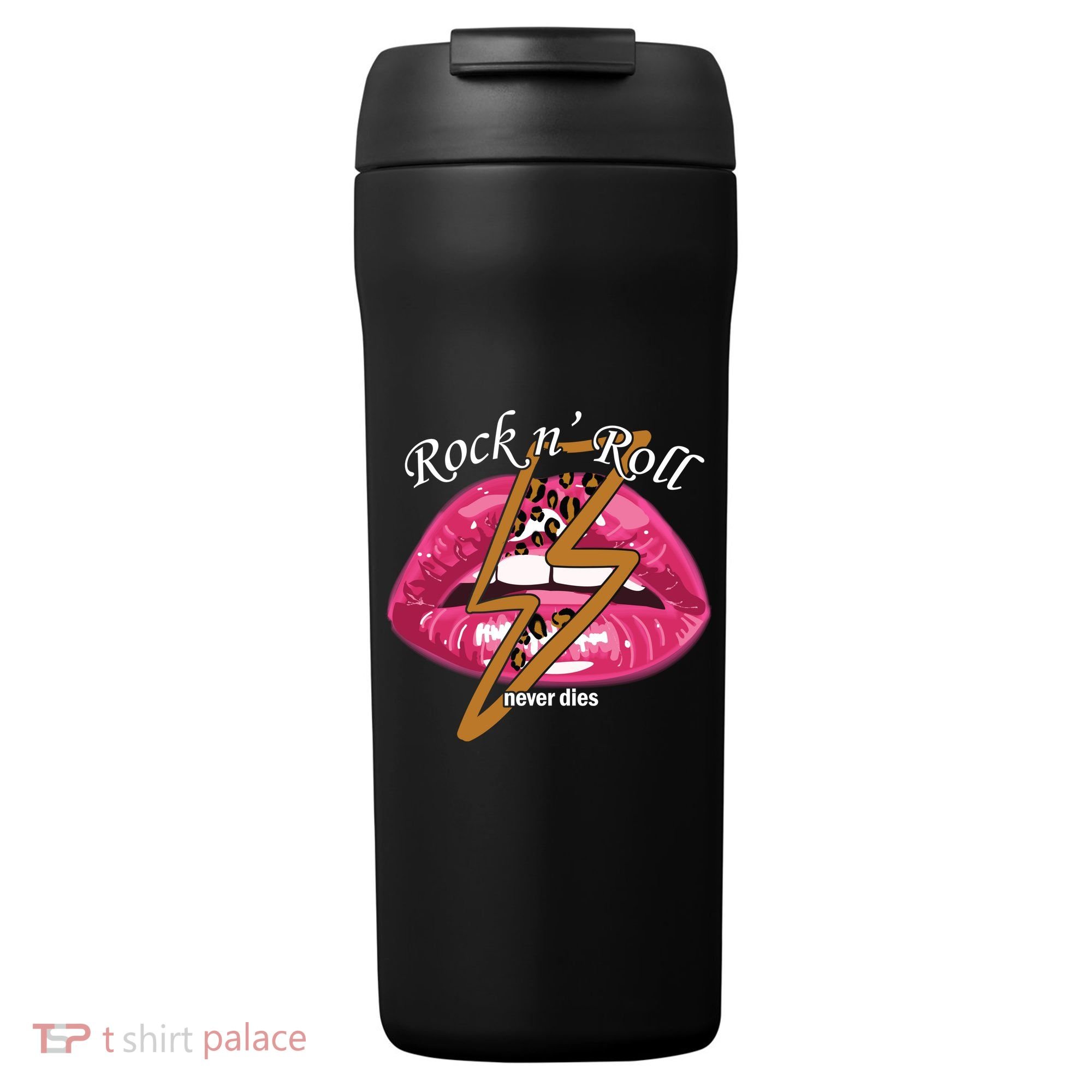 Rock And Roll Never Dies Lips 24oz Duet Stainless Steel Tumbler