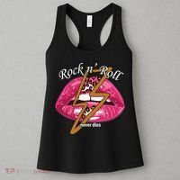Rock And Roll Never Dies Lips Women's Tank Top thumb 3