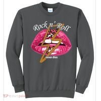 Rock And Roll Never Dies Lips Sweatshirt thumb 0