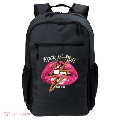 Rock And Roll Never Dies Lips Backpack