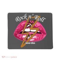 Rock And Roll Never Dies Lips Mousepad thumb 0