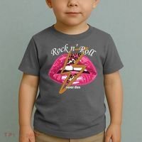 Rock And Roll Never Dies Lips Toddler T-Shirt thumb 2