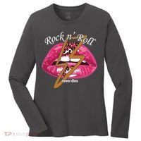 Rock And Roll Never Dies Lips Women's Long Sleeve Shirt thumb 0
