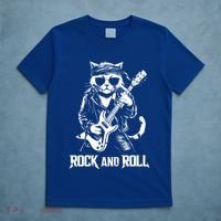 Rock And Roll Funny Cat Playing Bass Guitar Bassist Gift T-Shirt thumb 5